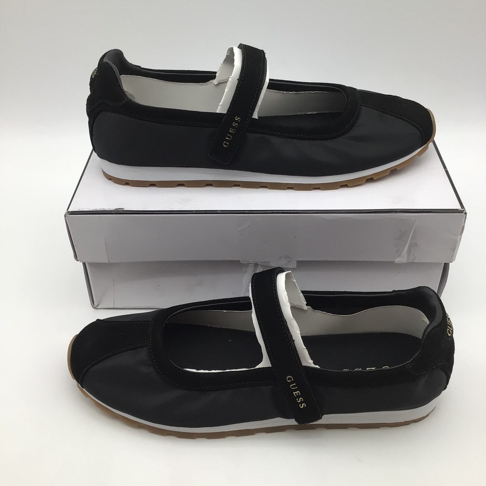 Guess Treece 2 Womens Black Mary Jane Sneakers Low Top Flats Size Size 11 M NEW